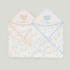 Reversible hooded Swaddle - Bear