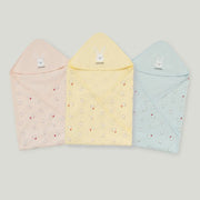 Reversible hooded Swaddle - Rabbit