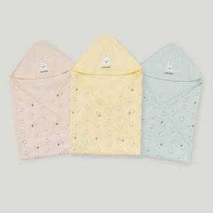 Reversible hooded Swaddle - Rabbit