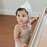 Korean Rose Lace Bonnet Hat