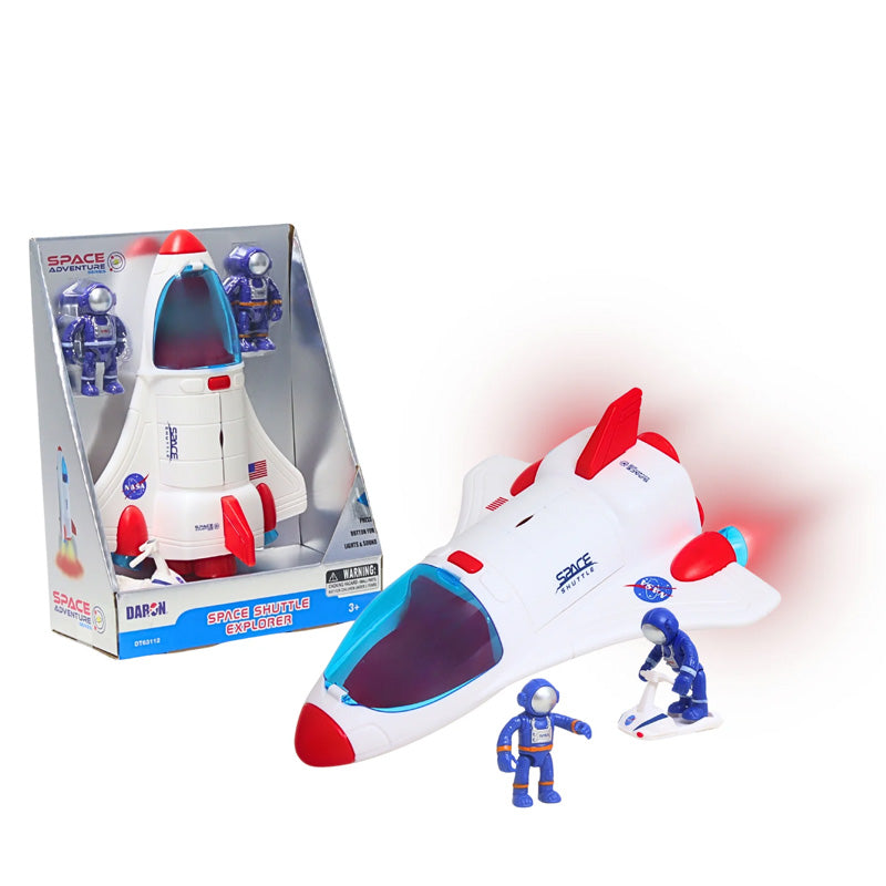 Daron SPACE ADVENTURE SPACE SHUTTLE W/2 ASTRONAUTS & VEHICLE