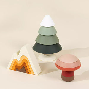 Coco Village Silicone Stackable Forest Set (16 pcs)