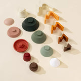 Coco Village Silicone Stackable Forest Set (16 pcs)