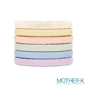 Mother-K Silicone Teether Ring 6p Pastel