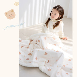 Bebenuvo Cloud Fur Snow Blanket-Chouxcream Gom