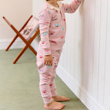 Spandex Brushed Fabric pajamas set-Sugar Muffin