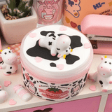 Kawaii Slime Straw-Dairy Cow 2 Slimes in 1