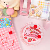 Kawaii Slime Strawberry Mousse Fluffy Butter Slime
