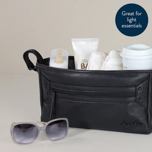 Itzy Ritzy Stroller Caddy - Handy Stroller Storage - Matte Black