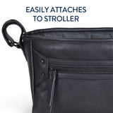 Itzy Ritzy Stroller Caddy - Handy Stroller Storage - Matte Black