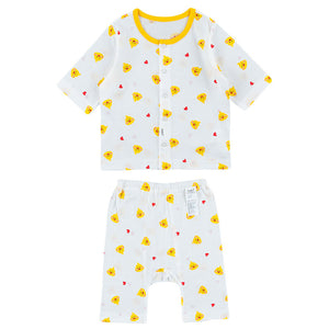 Kids Summer Short Shirt Cotton Cool Mesh Pajamas Set - Baby Koko