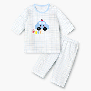 Korean Summer Short Shirt Pajamas Set-Beep