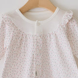 Kids Summer Short Shirt Cotton Cool Mesh Pajamas Set - Mini Cherry