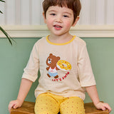 Kids Summer Short Shirt Cotton Cool Mesh Pajamas Set - Tube Donut