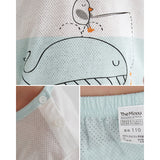 Korean Summer Short Shirt Pajamas Set-Whale