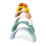 Janod Sweet Cocoon Wooden Rainbow Turtle