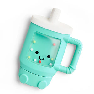 Itzy Ritzy Sweetie Shake Plus™ Rattle & Teether - Tucker the Tumbler