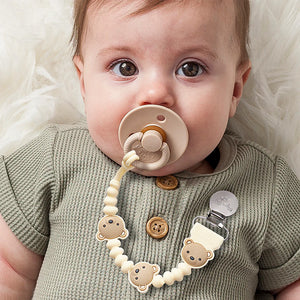 Itzy Ritzy Sweetie Strap Plus - Theo the Bear