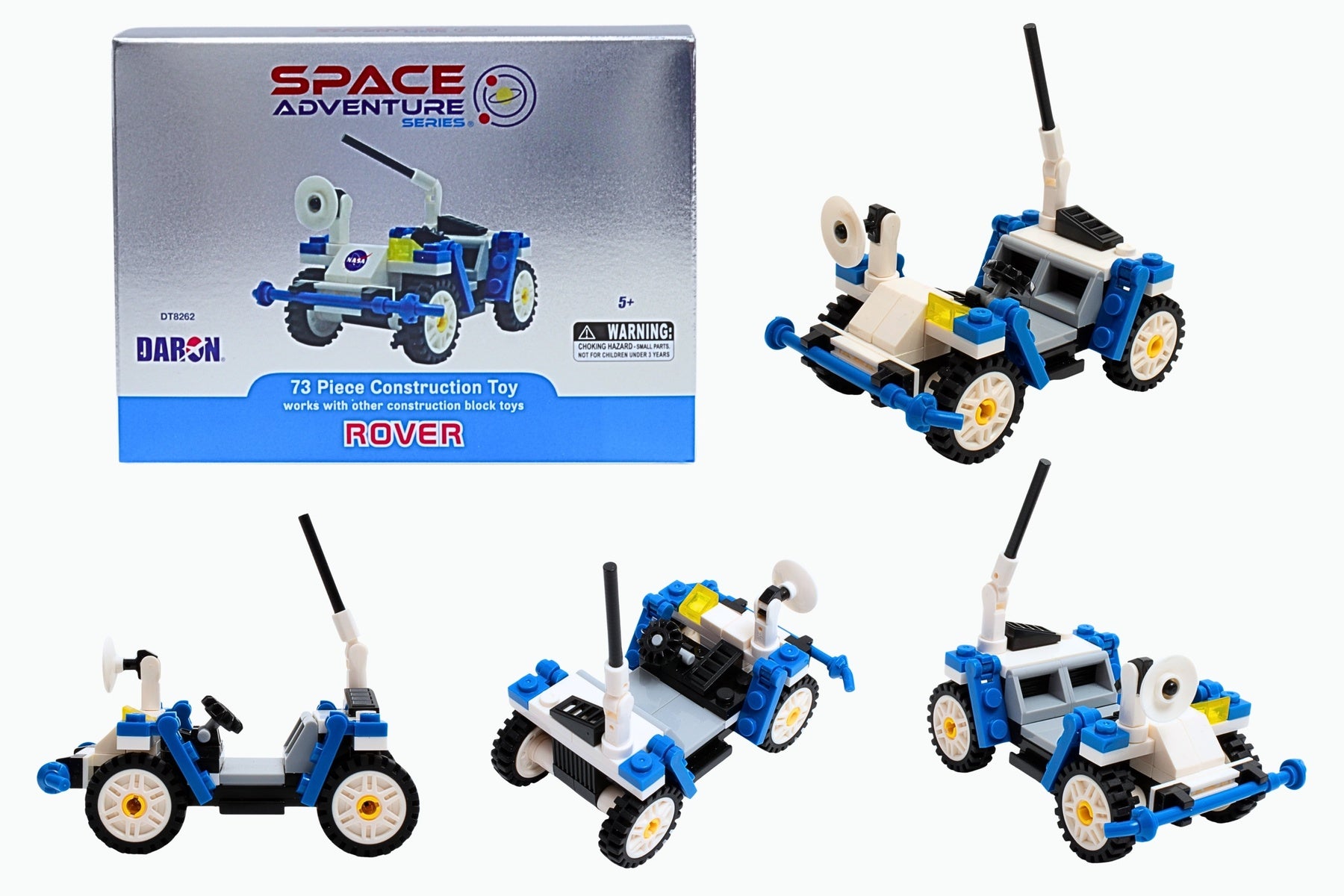 Daron SPACE ADVENTURE MINI CONTRUCTION SET PDQ SET OF 8