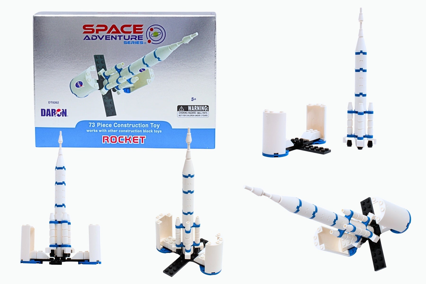 Daron SPACE ADVENTURE MINI CONTRUCTION SET PDQ SET OF 8