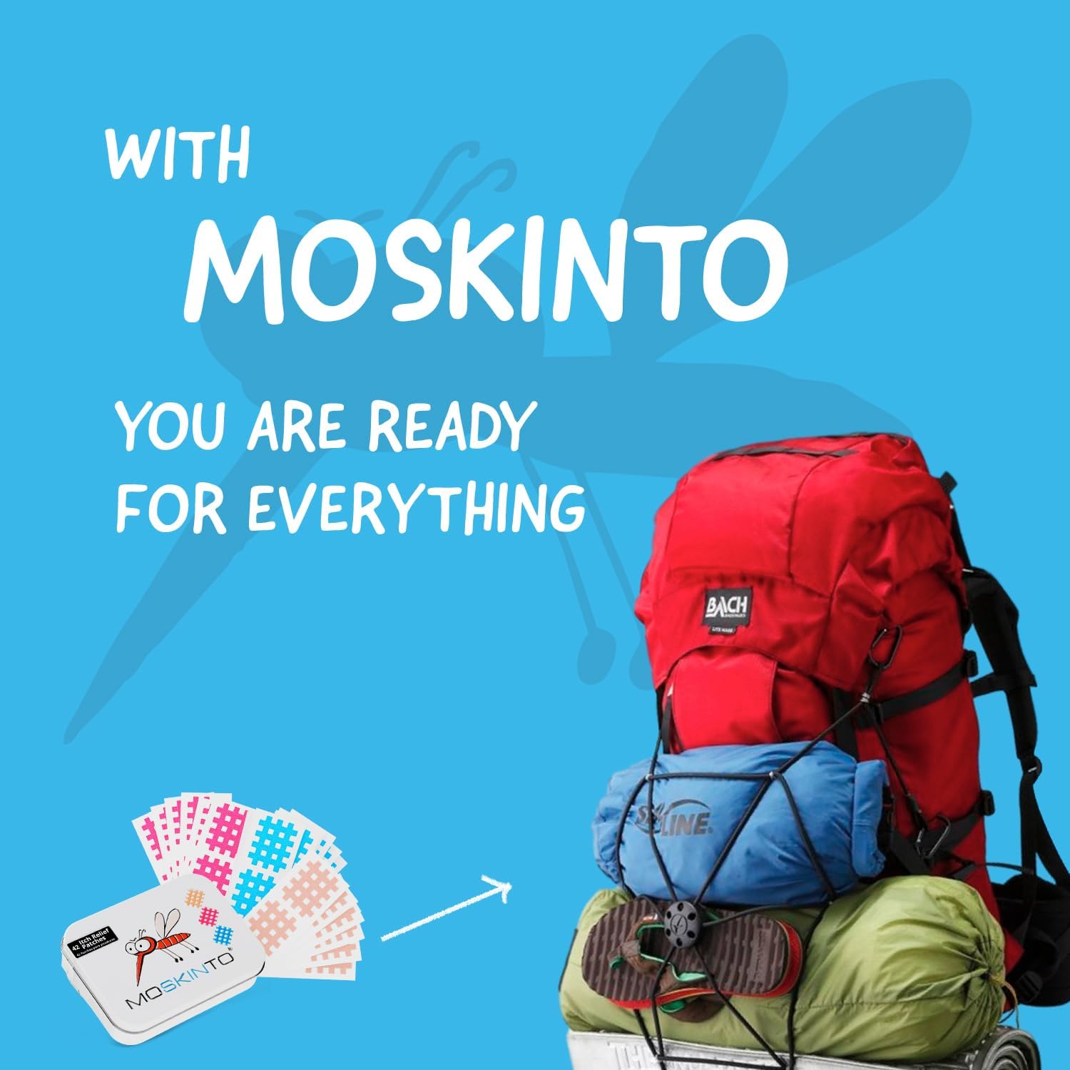 Moskinto The Original Mosquito Itch Relief Patches 42 Count