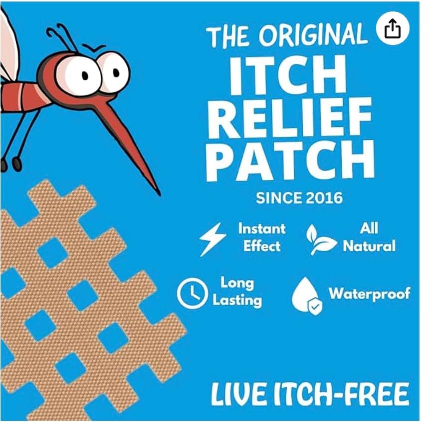 Moskinto The Original Mosquito Itch Relief Patches 24 Count
