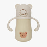 Stainless Capsule One-touch Thermo Cooled Straw Cup 260ml-Bear