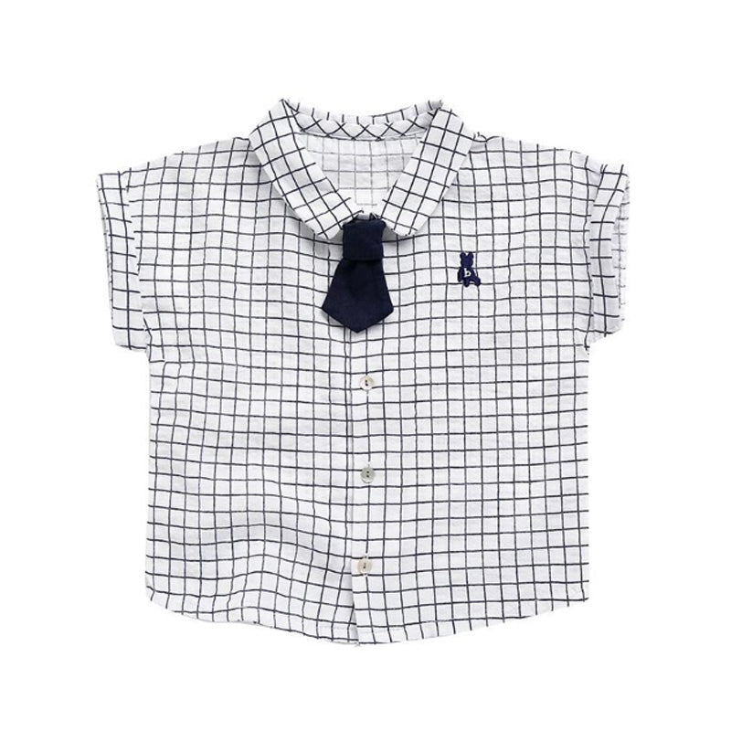 Toddler Boys 4-Piece Chess-Inspired Suit Set