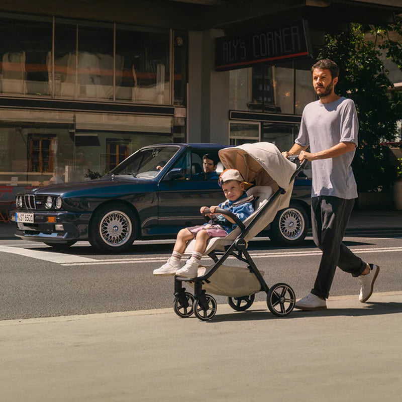 bmw umbrella stroller Nuna X BMW TRVL LX Stroller in Mica – Bebeang Baby