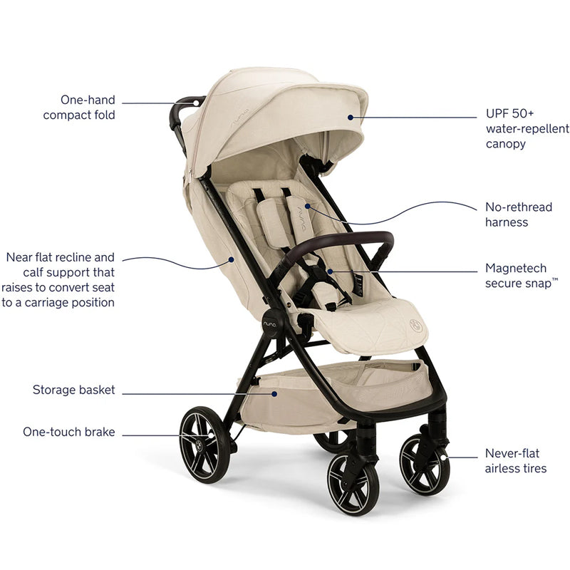 Nuna X BMW TRVL LX Stroller in Mica – Bebeang Baby