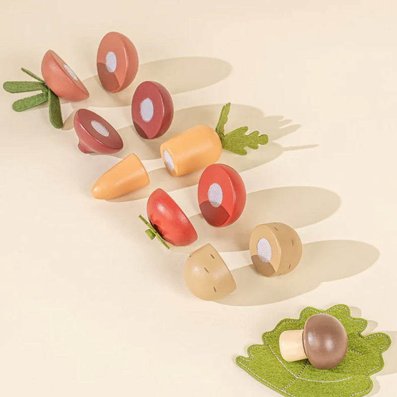 Coco Village Wooden Vegetables playset