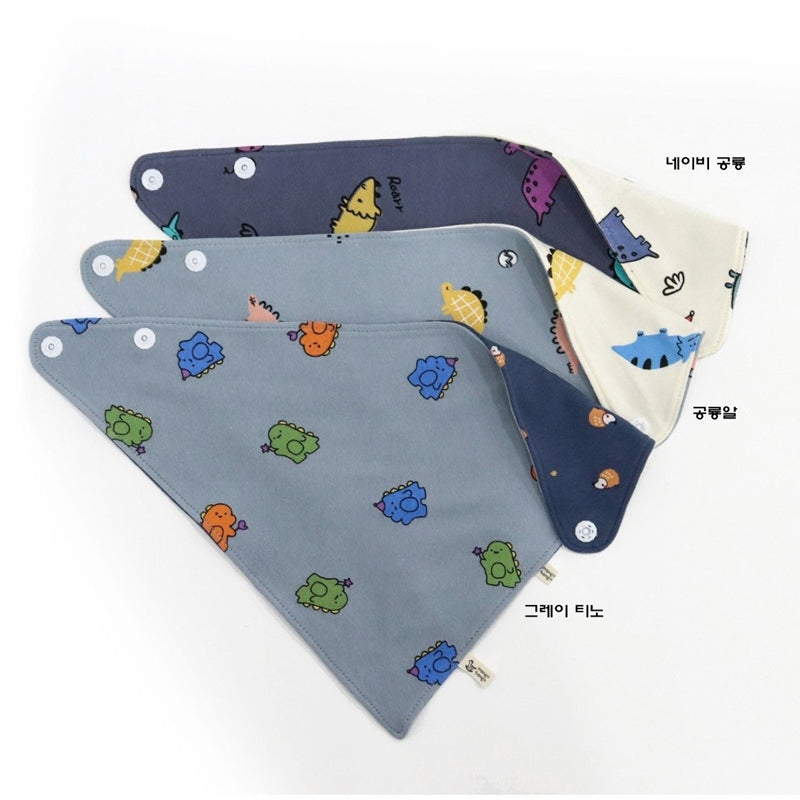 Korean Soft Cotton Reversible bib