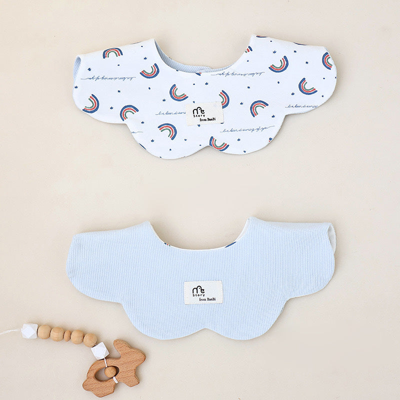 Reversible Baby Cotton Bib
