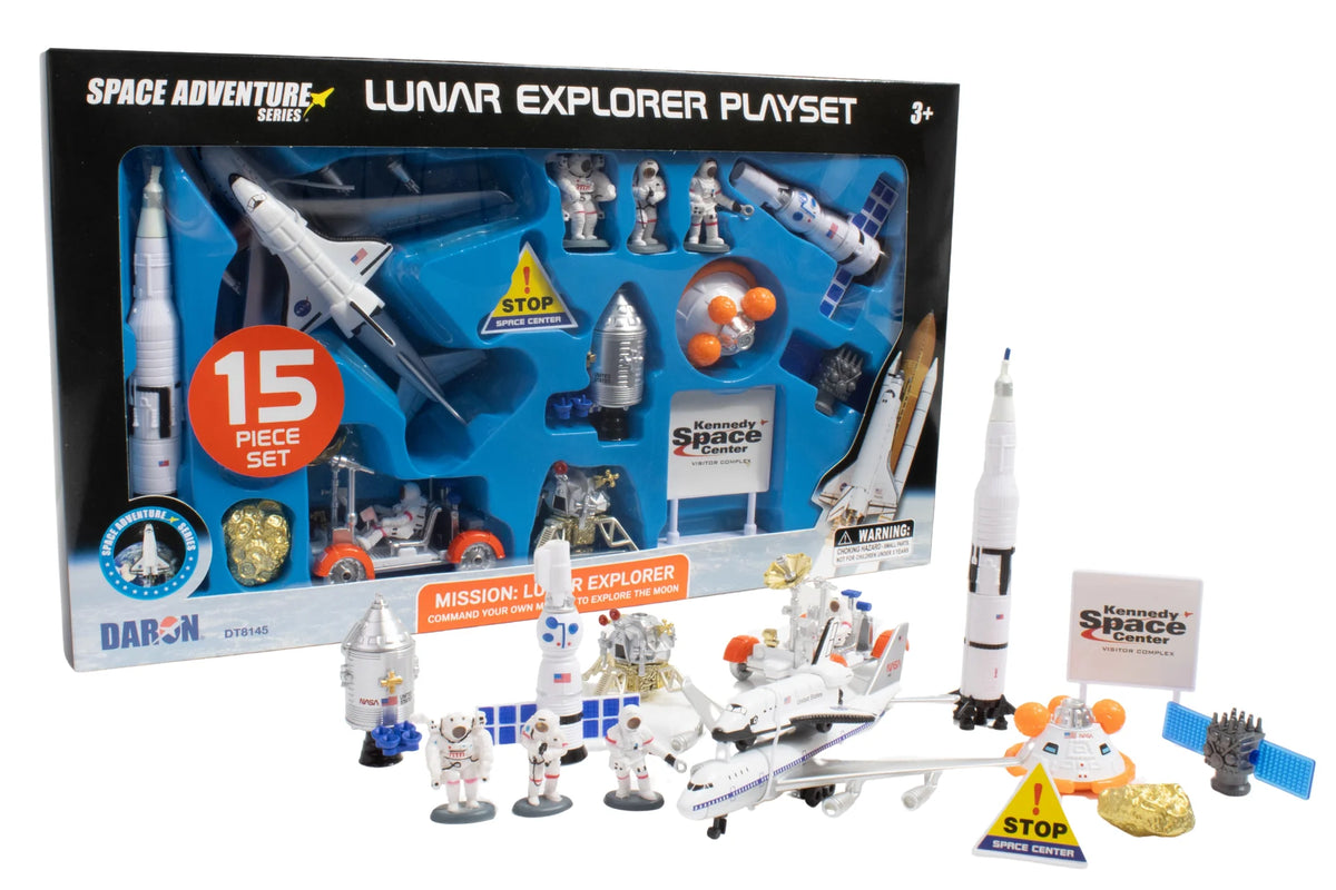 Daron Shop Daron LUNAR EXPLORER 15 PIECE PLAYSET – Bebeang Baby