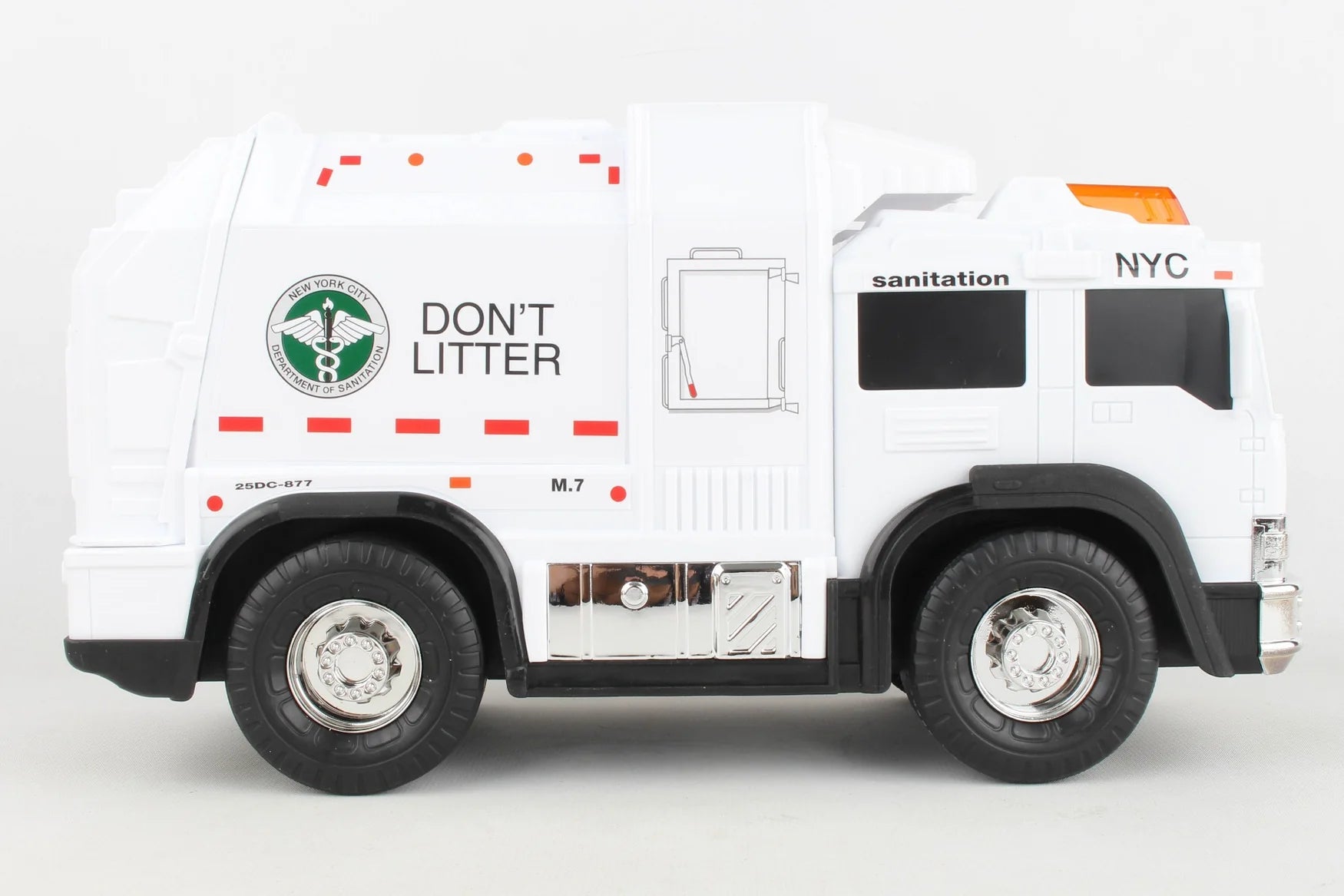 Daron NYC SANITATION GARBAGE TRUCK W/LIGHTS & SOUND