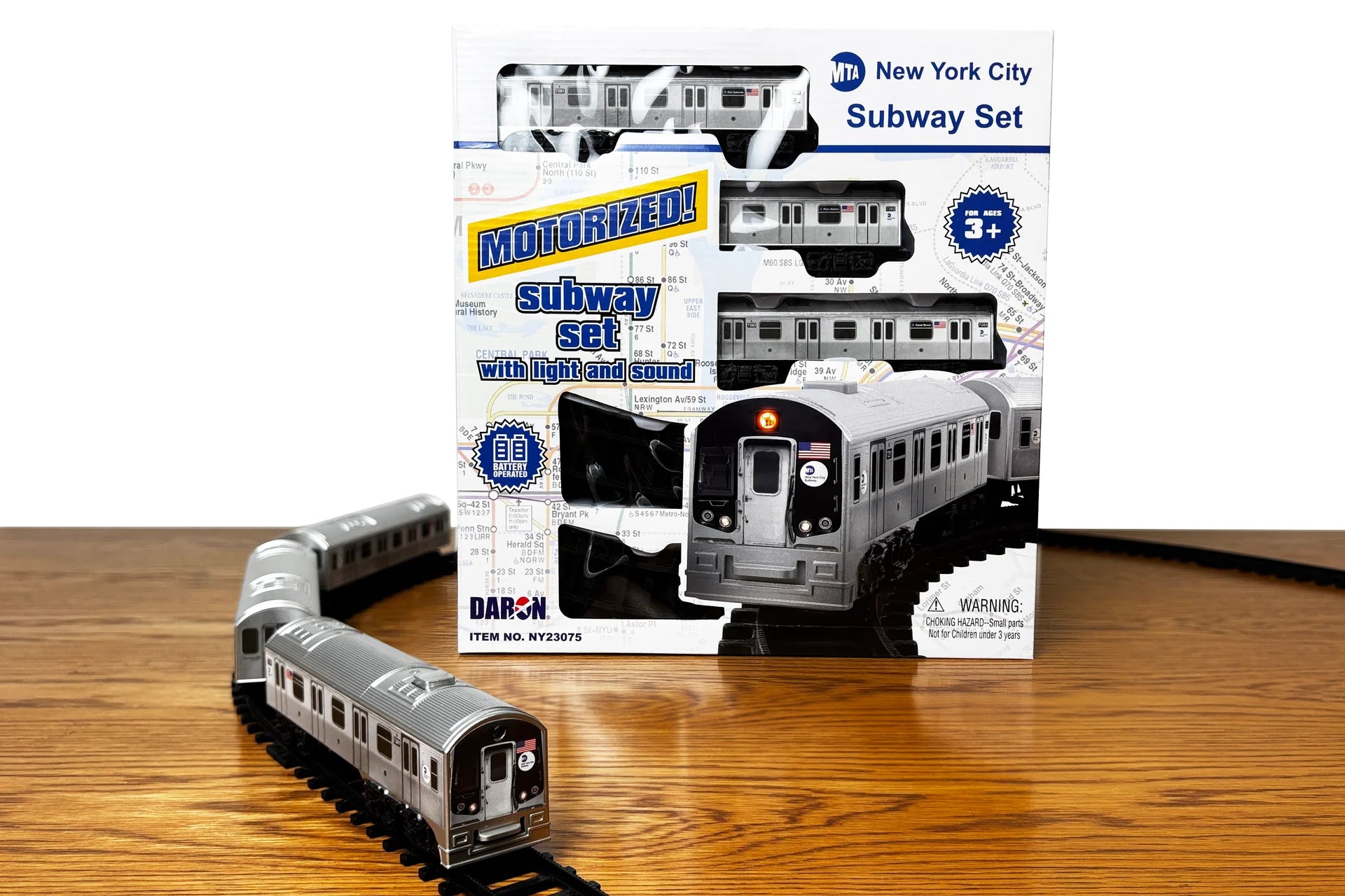 Daron MTA 3 PIECE TRAIN SET W/TRACK