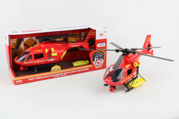 Daron FDNY AMBULANCE HELICOPTER W/LIGHTS & SOUND