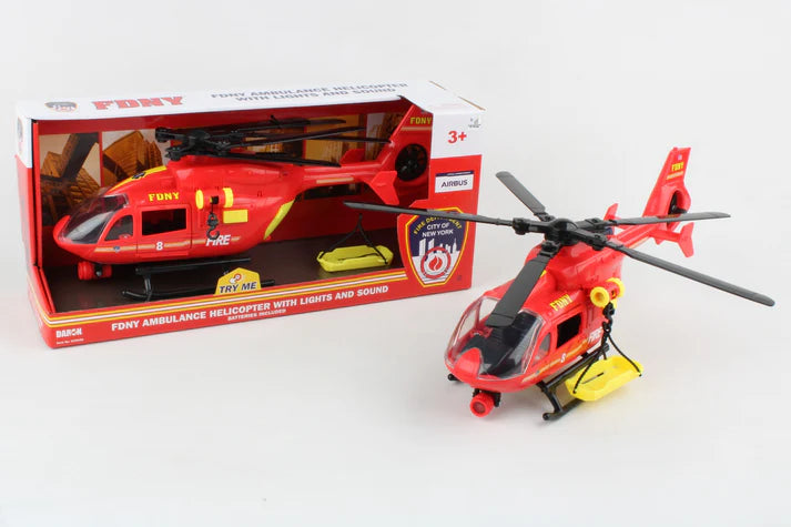 Daron FDNY AMBULANCE HELICOPTER W/LIGHTS & SOUND