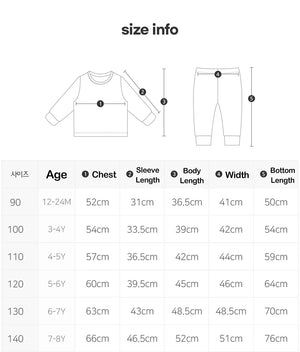 Single Spandex Fabric Pajamas set-Carrot