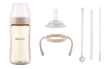 Moyuum All in one Feeding Bottle Set 270ml ( Bottle + Straw Set , No Nipple)