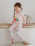 Single Spandex Fabric Pajamas set-Love me