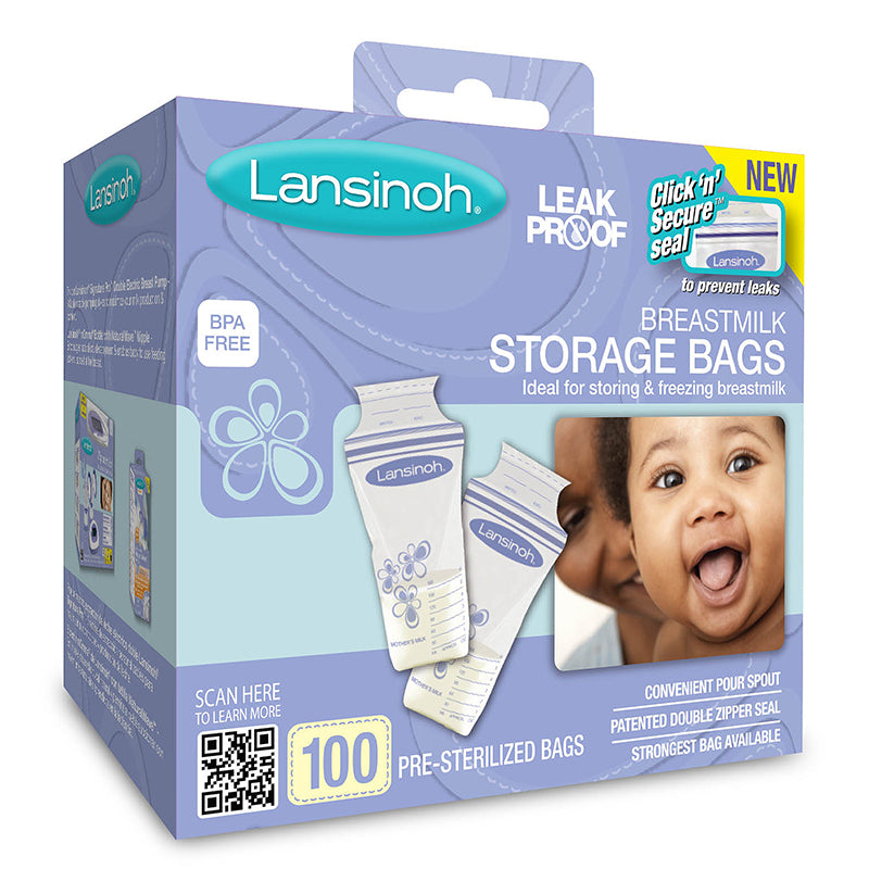 Lansinoh Breastmilk Storage Bags - 100 count