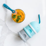 Beaba First Stage Silicone Baby Spoon Peacock