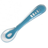 Beaba First Stage Silicone Baby Spoon Peacock