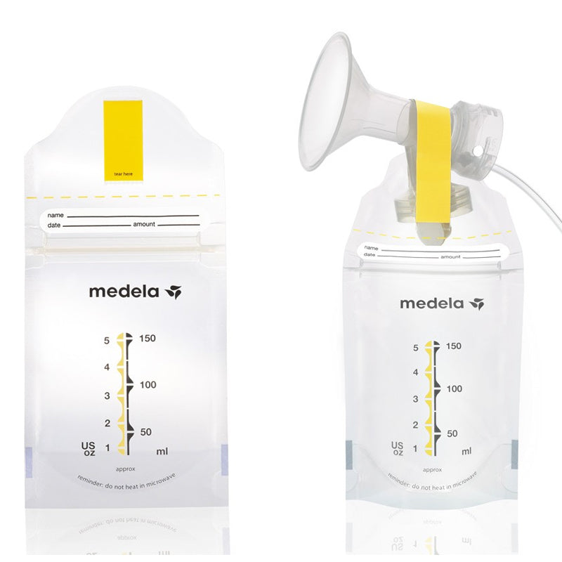 Medela Pump & Save Breastmilk Bags With Adapter – Bebeang Baby