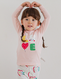Single Spandex Fabric Pajamas set-Love me