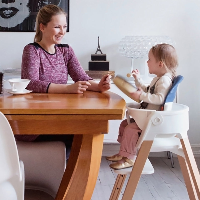 stokke steps white natural Stokke Steps High Chair – Bebeang Baby