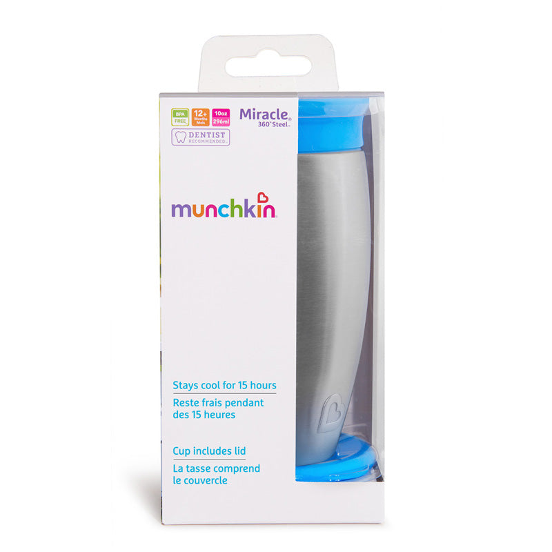 Munchkin Miracle 360 Spoutless Sippy Cup, Assorted - 10 oz