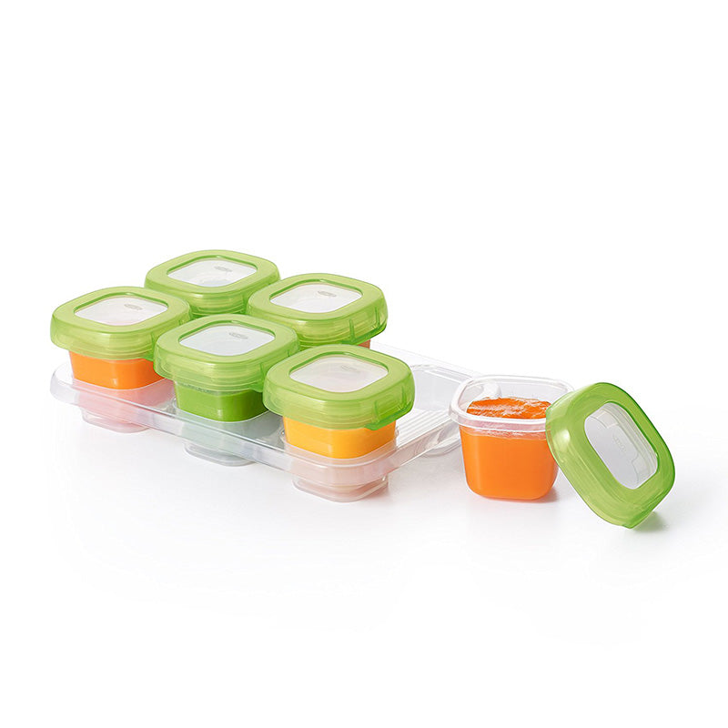 Oxo Tot Glass Baby Storage Blocks 4oz – Bebeang Baby