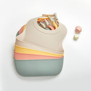 Moyuum One Touch Buckle Silicone Baby Bib